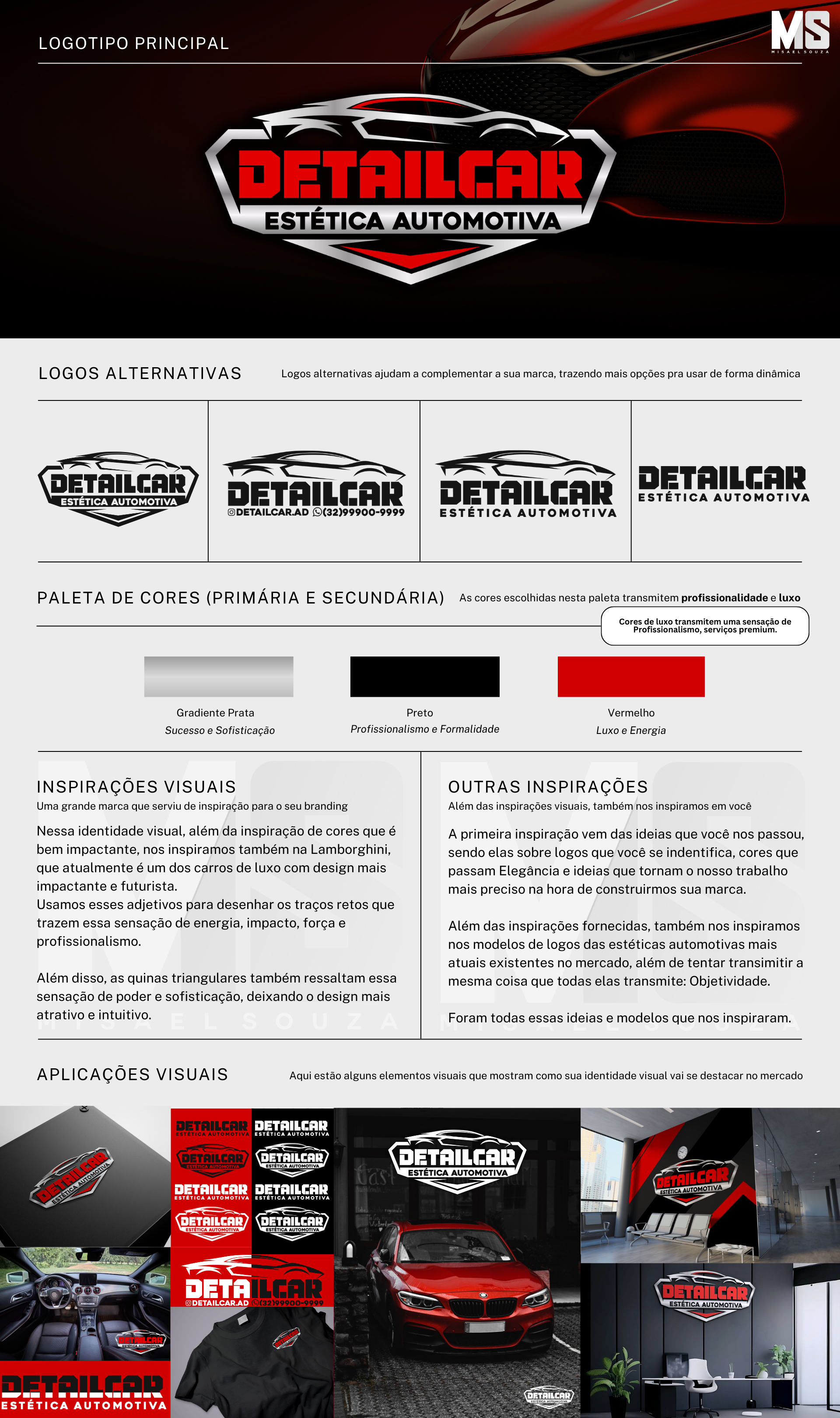 Identidade Visual - DetailCar Estética Automotiva