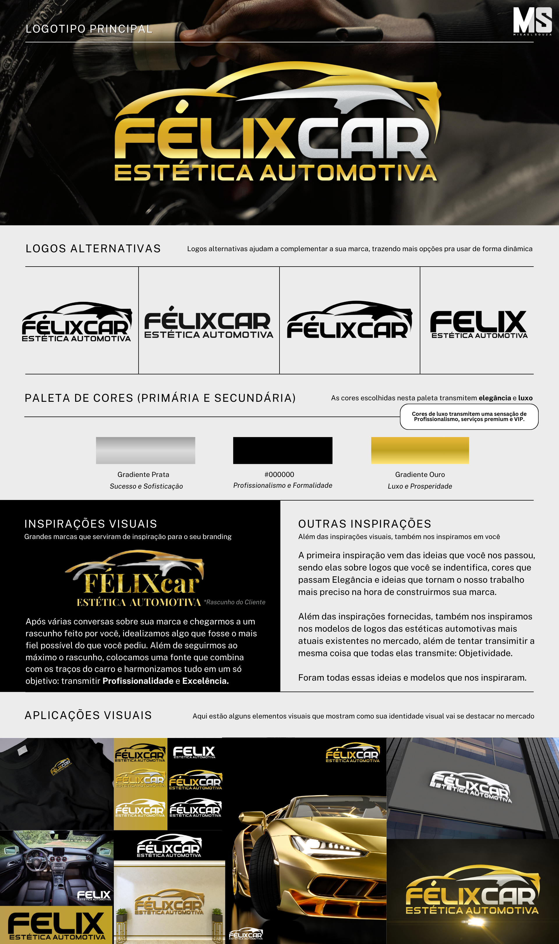 Identidade Visual - FelixCar Estética Automotiva